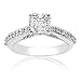 .80 Ct. Asscher Cut Diamond Engagement Ring 14K SI1 EGL