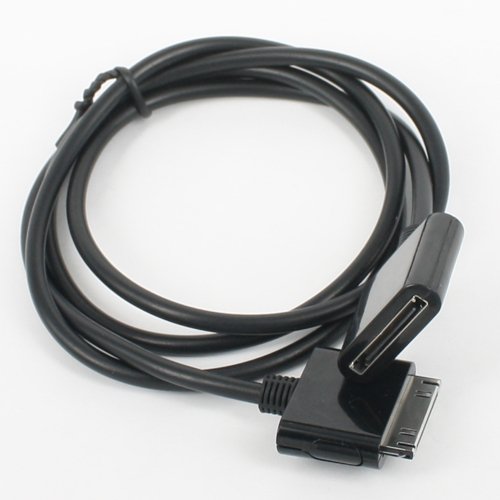 Eigertec Professional Cable Connector Extension Cable 100 cm/3.28 ft. for iPod, iPhone 3GS 4G and iPad Black