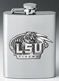 Louisiana State (LSU) Tigers Stainless Steel Hip Flask