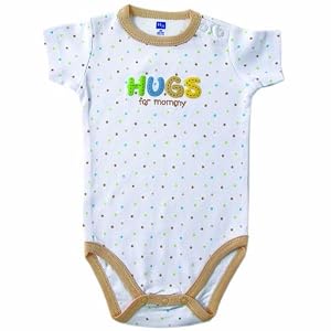 Hudson Baby Premium Shoulder Snap Bodysuit - Sayings