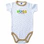 Hudson Baby Premium Shoulder Snap Bodysuit - Sayings, Hugs for Mommy - 6-9 months