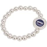 NCAA Florida Atlantic University Owls Round Crystal Beaded Stretch Bracelet
