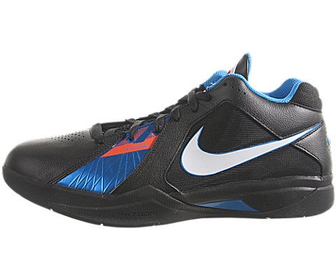 Nike Men's NIKE ZOOM KD III BASKETBALL SHOES 10.5 (BLACK/WHITE-PHOTO BLUE-TM ORANGE) Nike Men's NIKE ZOOM KD III BASKETBALL SHOES 10.5 (BLACK/WHITE-PHOTO BLUE-TM ORANGE)
