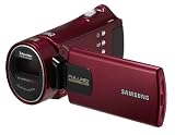 Samsung HMX-H300 Full HD Camcorder (30-fach opt. Zoom, 7,6 cm (3 Zoll) Display, Touchscreen, bildstabilisiert) rot