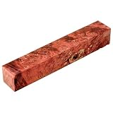 Box-elder Burl Pen Blank, Wine