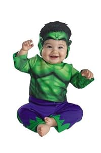 Marvel The Incredible Hulk Costume,Green/Purple,18 M