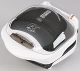 George Foreman GR10ABW Champ Grill with Bun Warmer, White