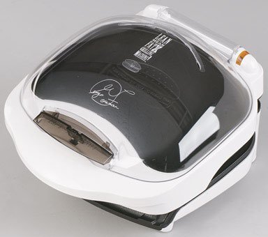 Childrens Toyshop  Kitchen & Housewares : George Foreman GR10ABW Champ Grill with Bun Warmer, White