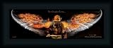 Fireman No Greater Love by Jason Bullard Fighting Fire Art Print Framed
