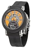 Gerald Genta BSP-Y-80-264-CABDRUB Arena Orange Dial Rubber Men's Automatic Jumping Hour Watch