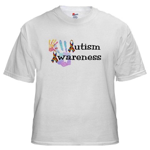 Autism Awareness White T-Shirt
