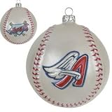 Los Angeles Angels Glass Baseball Ornament