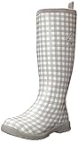 MuckBoots Women's Breezy Tall Insulated Rain Boot, Gray Gingham, 8 M US