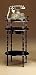 Kitchen & Housewares : Dark Cherry Finish Wood Phone Stand/Side Table Furniture