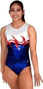 Blue Charisma Gymnastics Leotard (Child Medium)