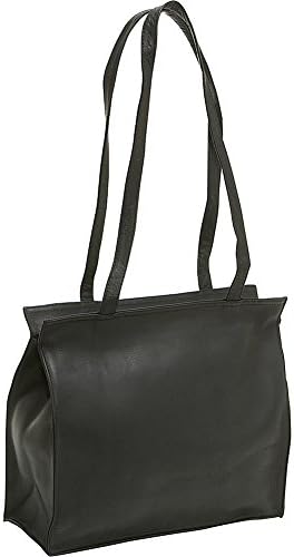 Le DonneLeather Simple Tote - Premium Full-Grain Colombian Vaquetta Leather Bag, Dual Straps, 12.5" x 10.75" x 5"