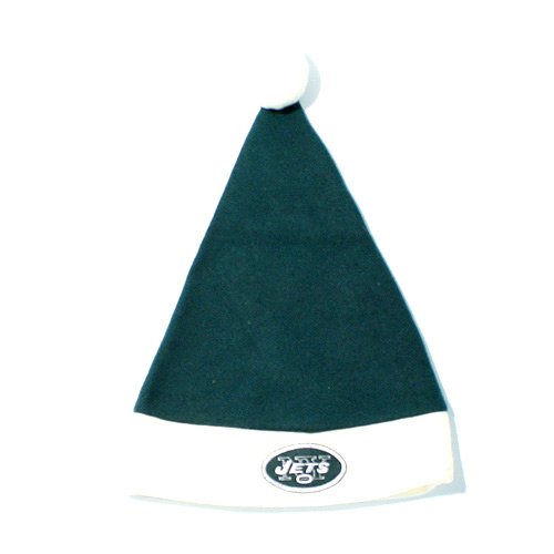 New York Jets NFL Green & White Christmas Santa Hat