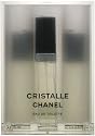 Cristalle by Chanel for Women Cristalle To Go 3 x 0.5 oz Eau de Toilette Spray 1 Purse Spray and 2 Refills