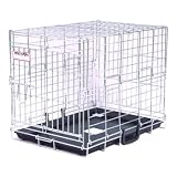 41e TFCrk6L. SL160  Precision Pet Suitcase Crate, Chrome, Small