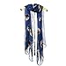 Lovely Pug Dog Printing Long Soft Voile Scarfs Scarves - Ming blue
