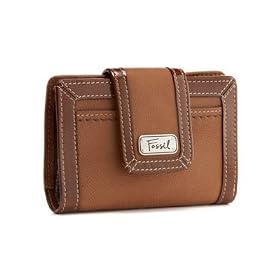 Fossil Patent-Trim Multifunction Wallet