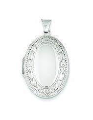 Genuine .925 Sterling Silver Oval Locket 2.5 Grams. 100% Satisfaction Guaranteed.