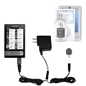 Double Wall Home Charger with tips including a tip for the Netronix Bookeen Cybook Gen 3 - uses Gomadic TipExchange Technology