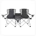 Xscape Designs&reg; Venture Duo - Quad-fold Double Chair w/ Table