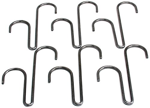 EnclumeDouble Level Hook, Set of 6, Use with Pot Racks, Hammered Steel