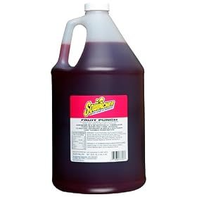 Sqwincher 040205-FP Fruit Punch Flavor 128 oz Liquid Concentrate Electrolyte Replacement Beverage Mix (Case of 4)