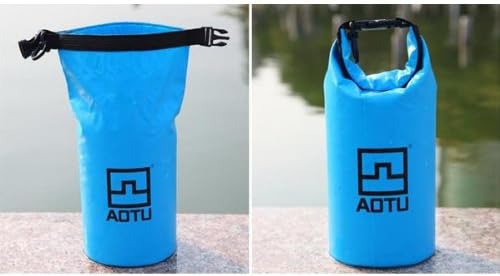 Metro Shop 1.5L Outdoor Sports PVC Waterproof Dry Bag for Floating / Boating / Camping - Blue / Green