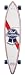 Santa Cruz PBR Pintail Cruzer Skateboard(43.5x9.9-Inch)