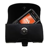 Horizontal Leather Case with Belt Clip / Loop for the Sony Ericsson w200i