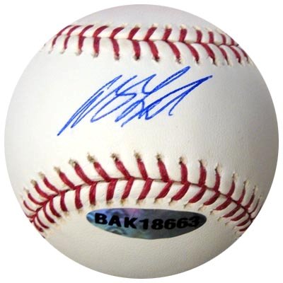Adam LaRoche Autographed/Hand Signed MLB Baseball MLB Holo + UDA