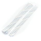 uxcell 柔軟フラットケーブル　データケーブル　Aタイプ　ホワイト　10個入 16ピン