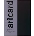 Paperchase 10 Sheets of Art Card. A4 Black