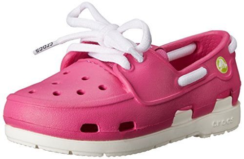 crocs Beach Line Lace PS Boat Shoe (Toddler/Little Kid/Big Kid)