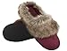 VONMAY Women's Faux Suede Fur Slip On Memory Foam Clog House Slippers Indoor/Outdoor