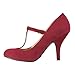 Journee Collection Womens Sueded T-strap Pumps