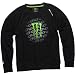 Monster Energy Drink Officially Licensed 1nd Karin Women's Sweater Sportswear Sweatshirt - Black