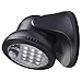 Light It! By Fulcrum, LED Motion Sensor Light, Wireless, Battery Operated, Charcoal