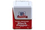 McCormick Pure Ground Black Pepper 2oz Tin