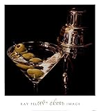 Extra Olives MUSEUM WRAP CANVAS Print With Added Heavy BRUSHSTROKES Ray Pelley 20x22
