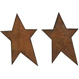 DCC 2-Pack Rusty Tin-Tiques Tin Cut-Outs, Star, 3-Inch