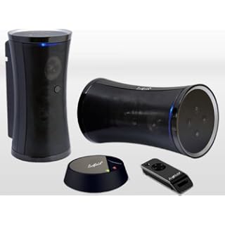 Funklautsprecher Funkboxen STEREO | Aktiv Spritzwasserfest Outdoor Wireless Speaker Mp3 Drahtlos Inkl. Fernbedienung + Wandhalterung