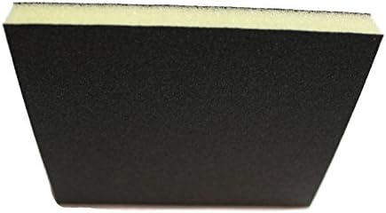 Simple Sanders Fine 120 Grit Double Sided Contour Sanding Sponge Quality Durable Wet Dry Super Flexible Great for Paper Clay(1 Sponge)