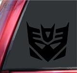Transformers Decepticon Vinyl Decal Sticker - Black