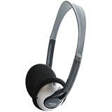 COBY CVH42 DEEP BASS LIGHTWEIGHT STEREO HEADPHONES