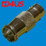 1d4us BNC Female to F Quick Male Adaptor 24-bnc-013
