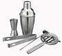 Coffret Cocktail en Inox Avec Shaker - 5 Accessoires